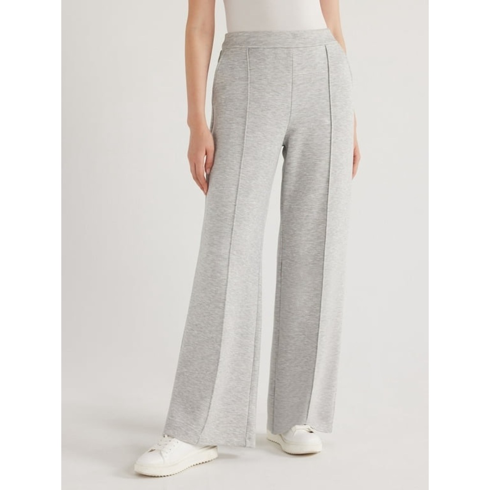 Women's Gray Wide-Leg Pants
